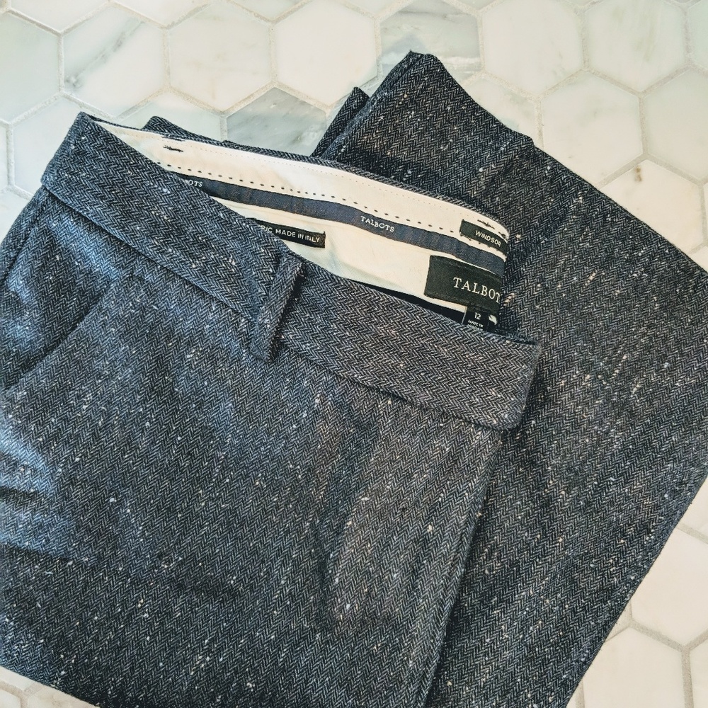 Luxe Donegal Blue Talbots trousers